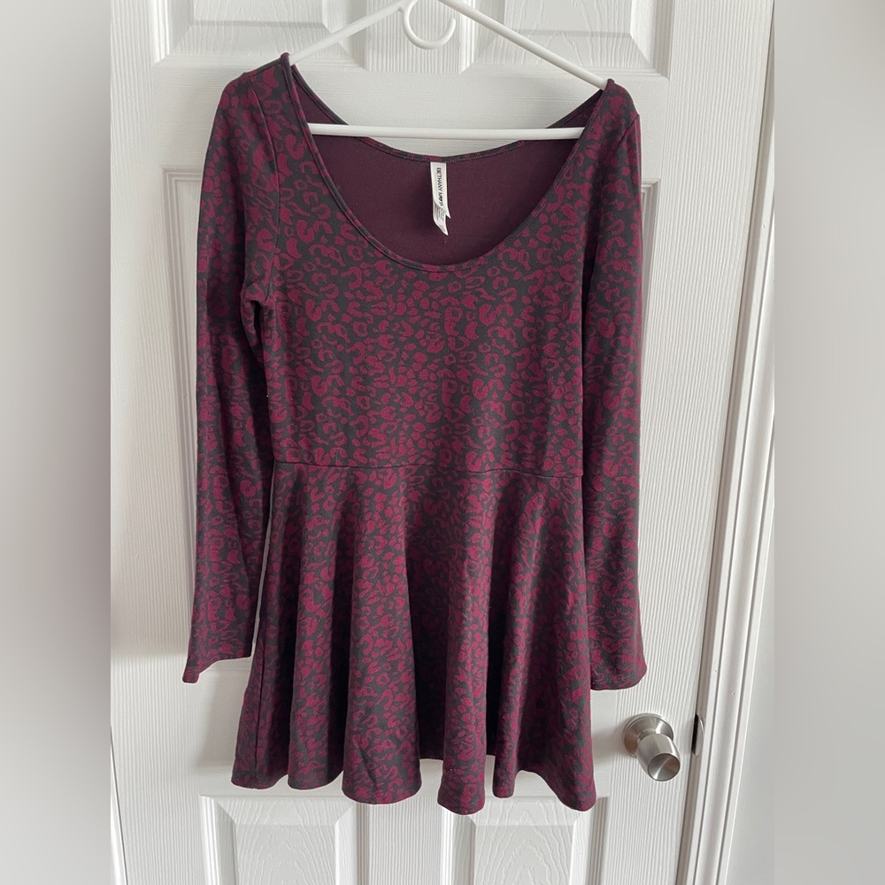 Aeropostale Bethany Mota Cheetah Print Dress